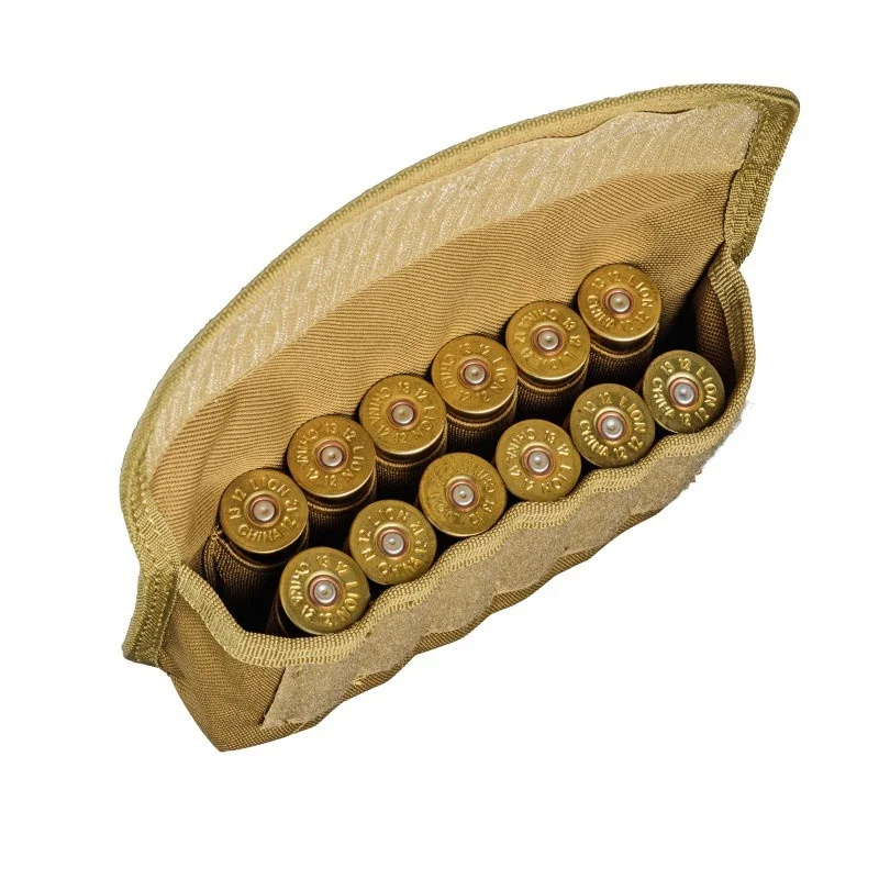 

Military Tactical Shotshell Reload Holder Molle Shell Pouch Hunting 12 Gauge/20GA Mag Ammo Bag Airsoft Cartridges Bullet Holster