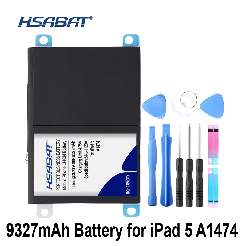 Аккумулятор HSABAT A1484 9327mAh для iPad 5 Air для iPad5 A1474 A1475 A1484 батареи