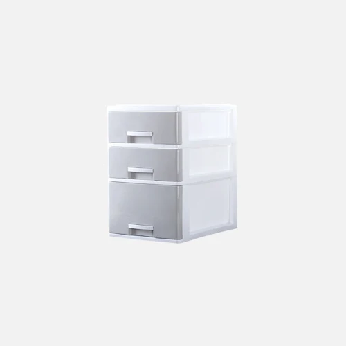 Ящик Органайзер для макияжа пластиковый женский косметический ювелирный ящик для хранения губной помады домашний офисный Контейнер для мелочей аксессуары Принадлежности - Цвет: Gray M4