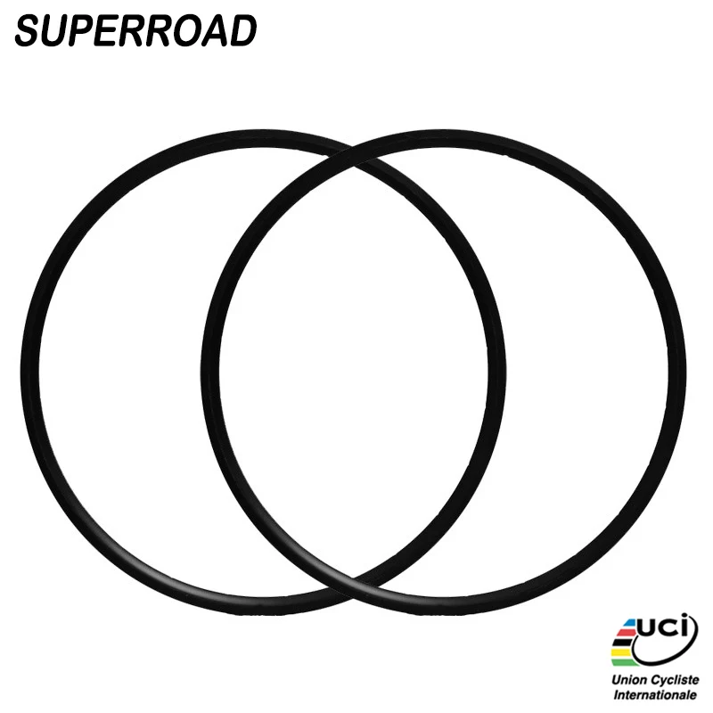 Special Price 23mm Width 24mm Depth Light Carbon Road Bike Tubular Rims With 3K Twill Matte Finish | Спорт и развлечения