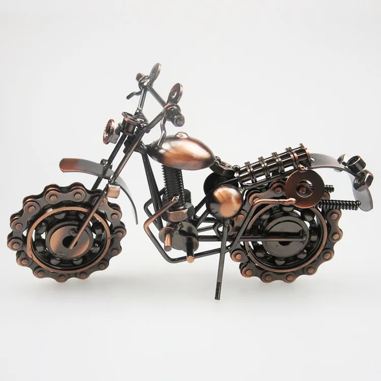 

Iron ornament metal handicraft antique home decoration motorcycle model Creative ornaments metal dies home decoration