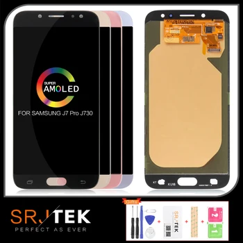 

100% Original For Samsung Galaxy J7 Pro 2017 J730 J730F J730M J730H LCD Display Touch Screen Digitizer Assembly Super AMOLED