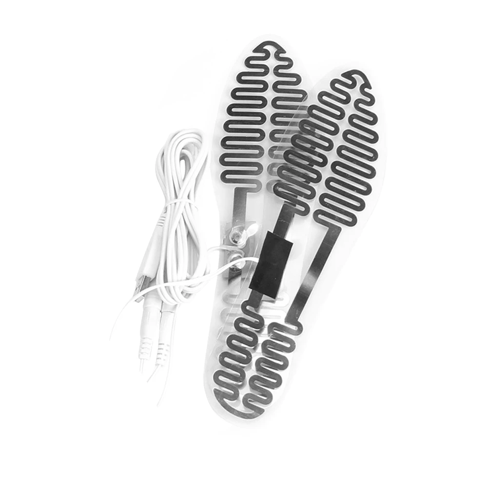 5V USB Электрический нагревательный элемент обуви стельки 6,5*23 см зимняя уличная спортивная Лыжная обувь для мужчин и женщин теплые ботинки с подогревом