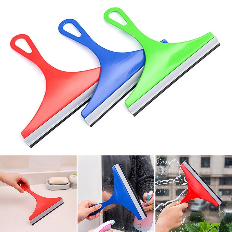 Window Mirror Car Windshield Squeegee Glass Wiper Silicone Blade Cleaning  Shower Screen Washer Banheiro Limpeza Мытье Окон