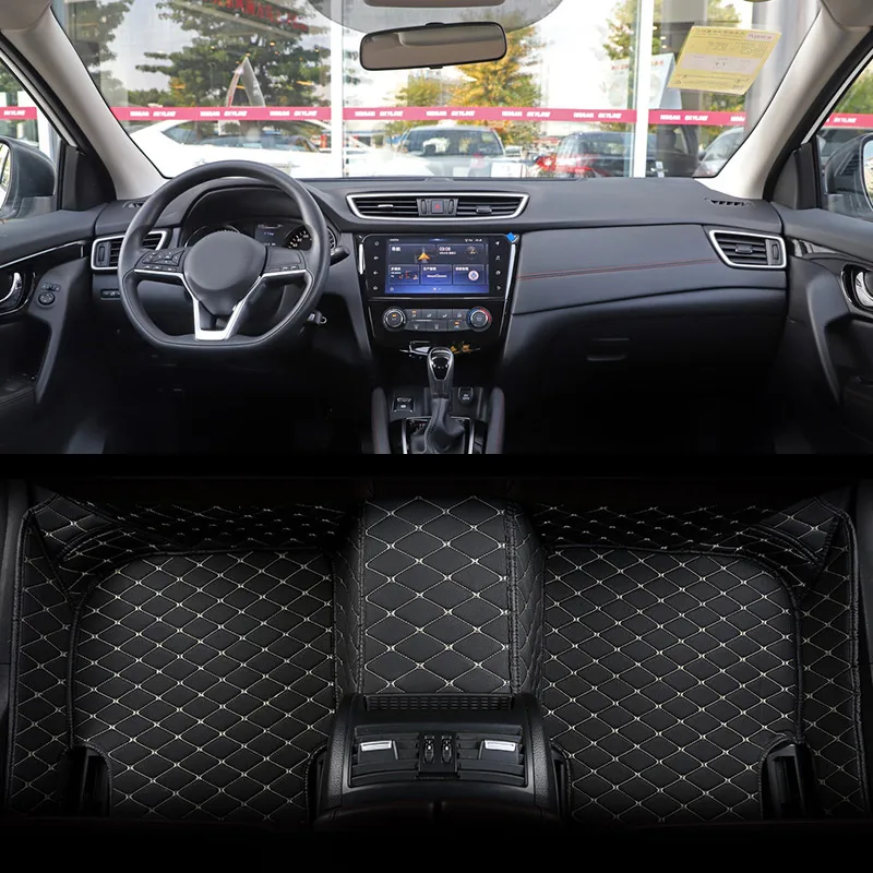 Hivotd для ниссан кашкай j11 Nissan Qashqai Dualis 2019 2020 автомобильные коврики из искусственной