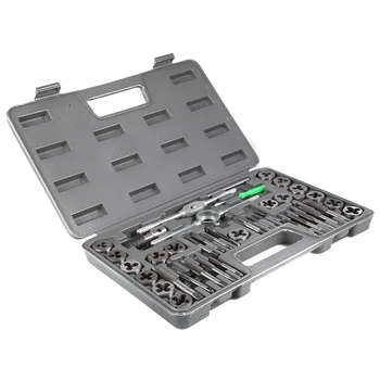 

40pcs/Set Metric Tap Wrench Die Kit Essential Threading Tool with Storage Case JDH99