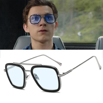 

Spider-Man Far From Home Peter Parker Glasses Edith Cosplay Prop SpiderMan Sunglasses Iron Man Tony Stark Sun Glasses Man