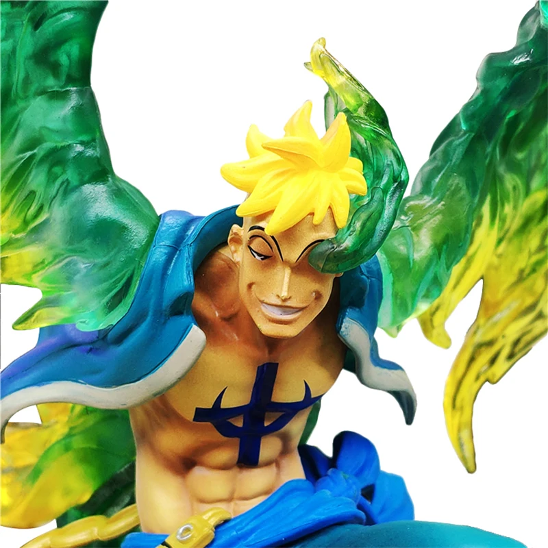 One Piece Gk Devil Fruit Marco The Phoenix Action Figure Anime Model 39cm Pvc Statue Collection Toy Desktop Decoration Figma Aliexpress