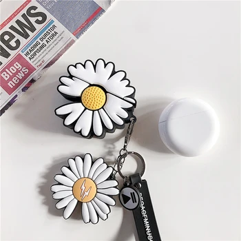 

For Huawei Freebuds 3 Case Cute Chrysanthemum Flower Earphone Cover Fundas For Freebuds Free Buds 3 Kawaii Soft Case YGK