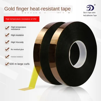 

Polyimide Tape Kapton Tape Golden Finger Brown High Temperature Tape Heat Resistant Insulation Electronics Welding PolyimideTape