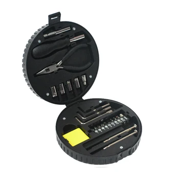 

24pcs Car Tire Repair Tool Set Sockets Pliers Hex Key Screwdriver Bits Extension Bar Carbon Steel Hand Tool Box