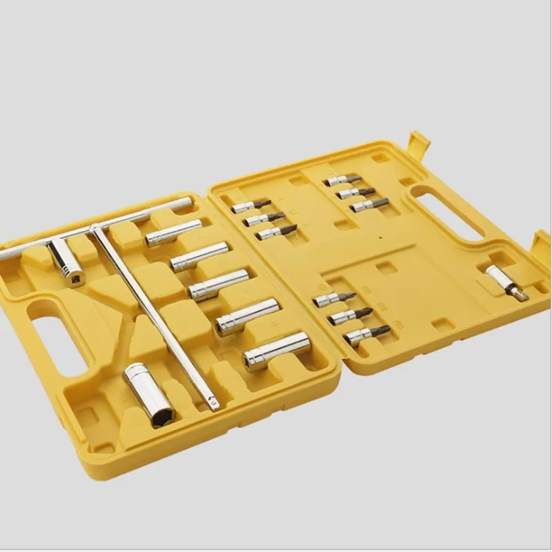 T-type Socket Wrench Repair Car Socket Outer Hexagon L Auto Repair Combination Set Multi-Function Cross Wrench Socket