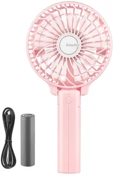

EasyAcc Handheld Electric Mini Portable Outdoor Fan with Rechargeable 2600 mAh Battery Foldable Handle Desktop for Home Travel