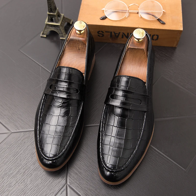 Fotwear/мужская повседневная обувь; кожаная обувь; Мужские модельные туфли; лоферы; легкая мягкая подкладка из овечьей кожи; гибкая резиновая подошва
