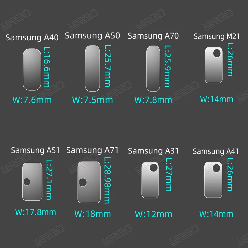 Закаленное стекло для Samsung A51 A50 защитная пленка экрана камеры A40 A41 A31 M21 Galaxy A71