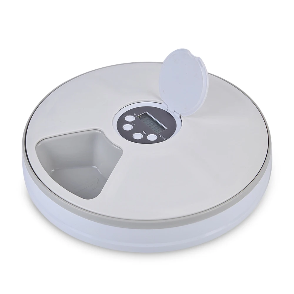 Electrical Timing Dog Automatic Feeders 6 Grid Smart Feeders For Cats And Dogs With Music Reminder Pet Supplies In Dog Feeding From Home Garden On Aliexpress
