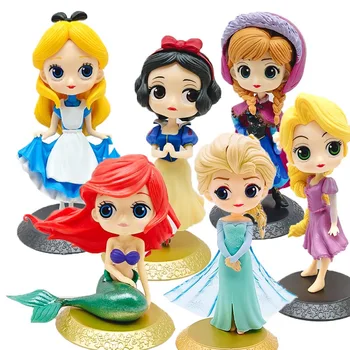 

Frozen Figures Anna Elsa Action Figures Cake decoration Toys Snow Queen PVC Model Anime Toy Collection Gift Children Kids Toys