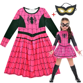 

2020 The New Girl Dress Spider-Man Princess Party Cosplay Dress Girl Dress Teen Girl Dress Christmas Child Carnival Dress