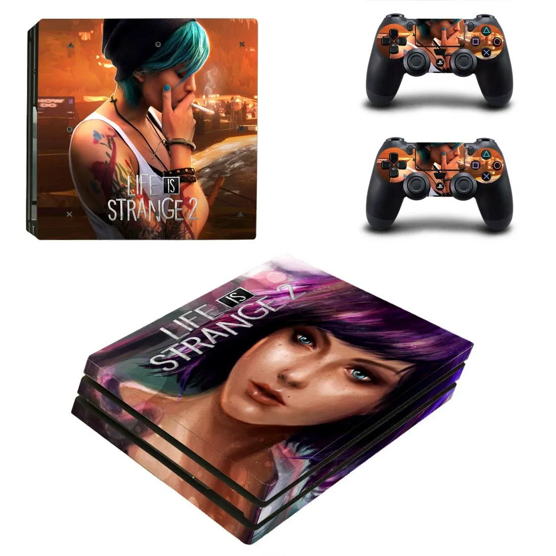 Life Is stranna 2 PS4 Pro стикер s PS 4 Play станция 4 Pro наклеивающиеся Переводные картинки для детей playstation 4 Pro консоль и контроллер