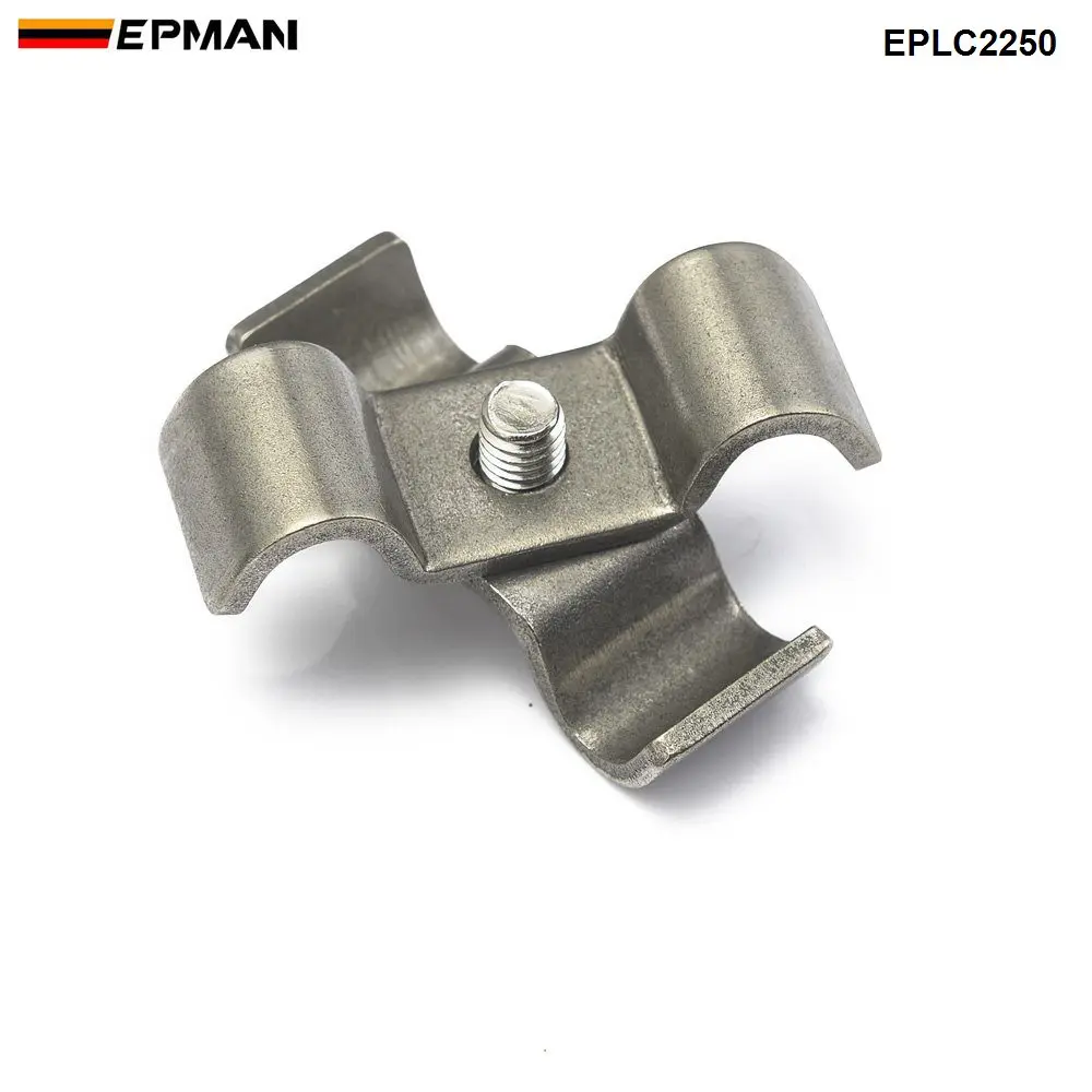 EPMAN Нержавеющая сталь двойной линии зажимы упаковка из 10 модифицированных подходит для топлива, воздуха, электрических, тормоза, линии EPLC2375