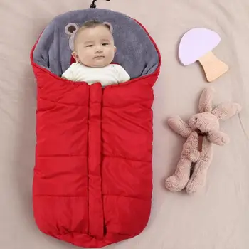 

Newborn Baby Winter Sleeping Bag Swaddle Wrap Anti-kick Blanket Newborn Supplies Close Knitting and Fine Workmanship