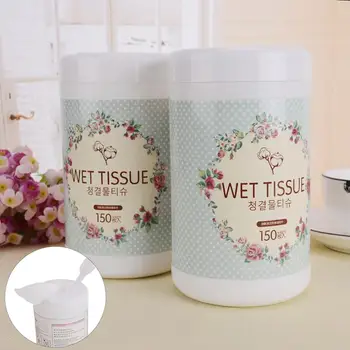 

150Pcs Non-woven Car Portable Disposable Wet Wipes Cleaning Tissue Moisturizing Napkins Suitable For Home Office Hotel