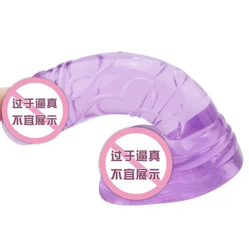 Real Phallus Jelly Penis Soft Small Dick Super Thick Realistic Dildo Suction Cup Dildo Lesbian Sextoys for Women Strap Sex shop 5