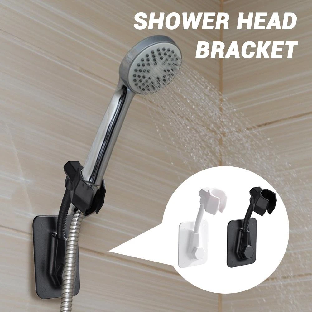 Shower Head Holder Angle Adjustable Vacuum Suction Cup Bathroom Wall Mount anx/