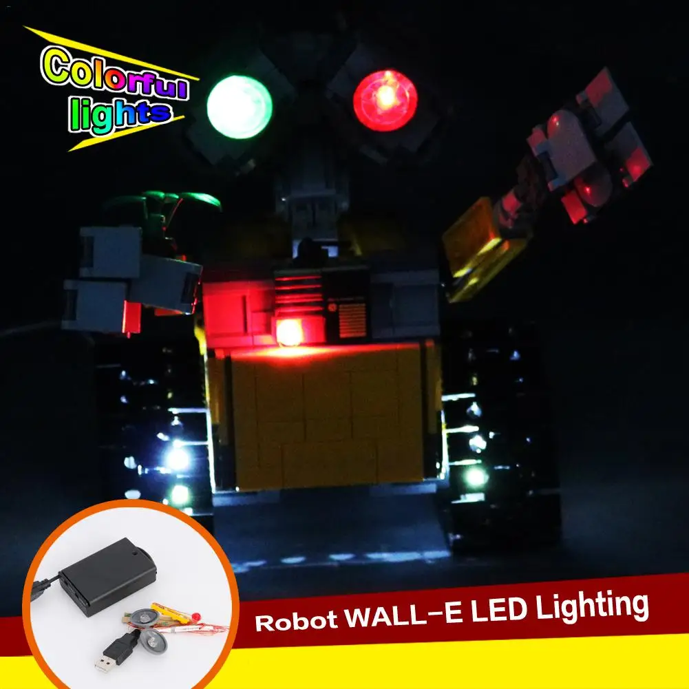 Светодиодный комплект для Ideas Wall Kyglaring светодиодный комплект для Idea Robot Wall Light, совместимый с 21303 и 16003(не включает модель