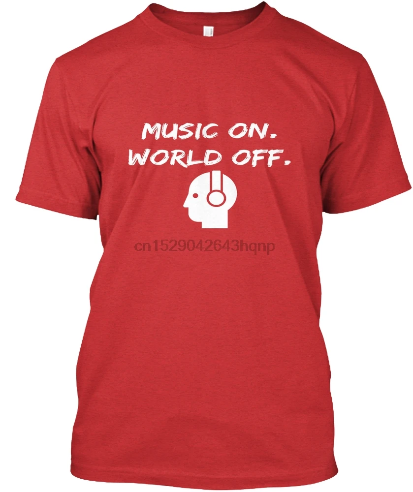 Мужская футболка Music On. World Off футболки женская |