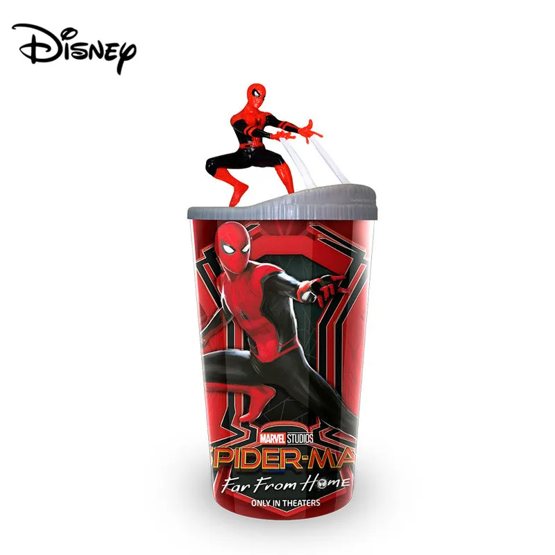 Чашка Диснея Марвел Человек-паук герои Expedition кружка с ремнем стиль Человек-паук руки спринклинг Чистая Питьевая чашка