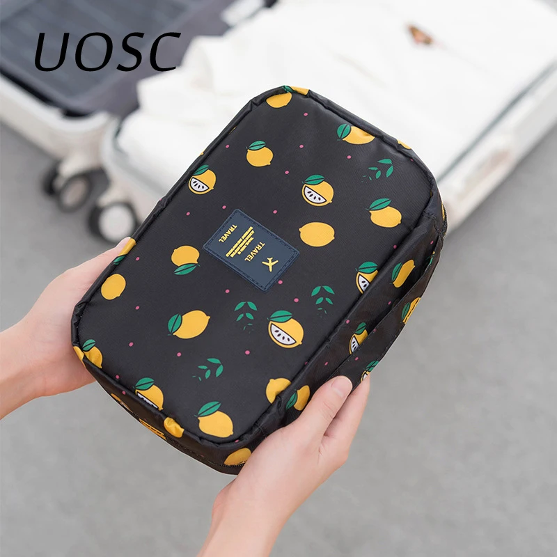 Дорожная Водонепроницаемая женская косметичка UOSC портативный органайзер для