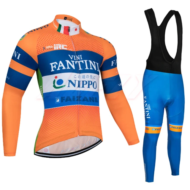US $17.62 2020 Pro Team FANTINI High Quality Cycling Jersey Top Winter Thermal Fleece Long Sleeved Racing Cyc