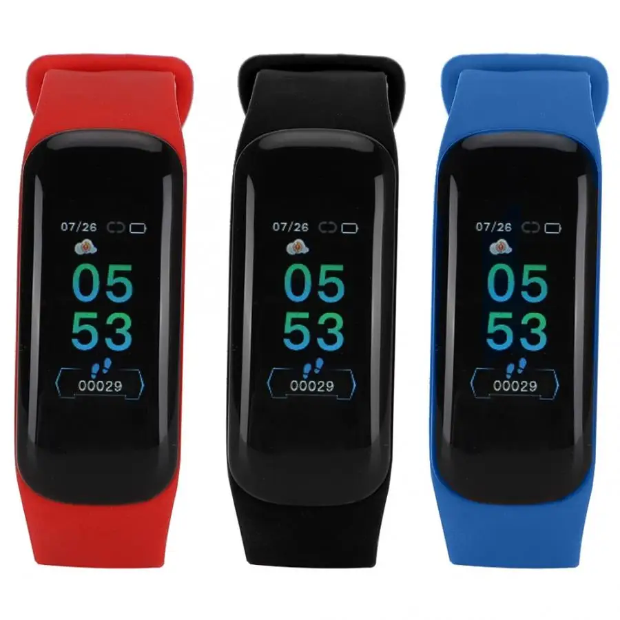 

Heart Rate Blood Pressure Monitor IP67 Waterproof Intelligent Watch Smart Bracelet Gift Blood Pressure Monitor Wrist Sphygmomano