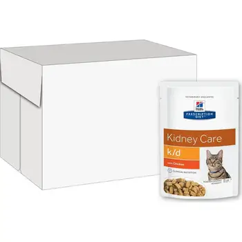 

Hill's Prescription Diet K/D kidney care pack for cats diet to maintain kidney health, 12*85g
