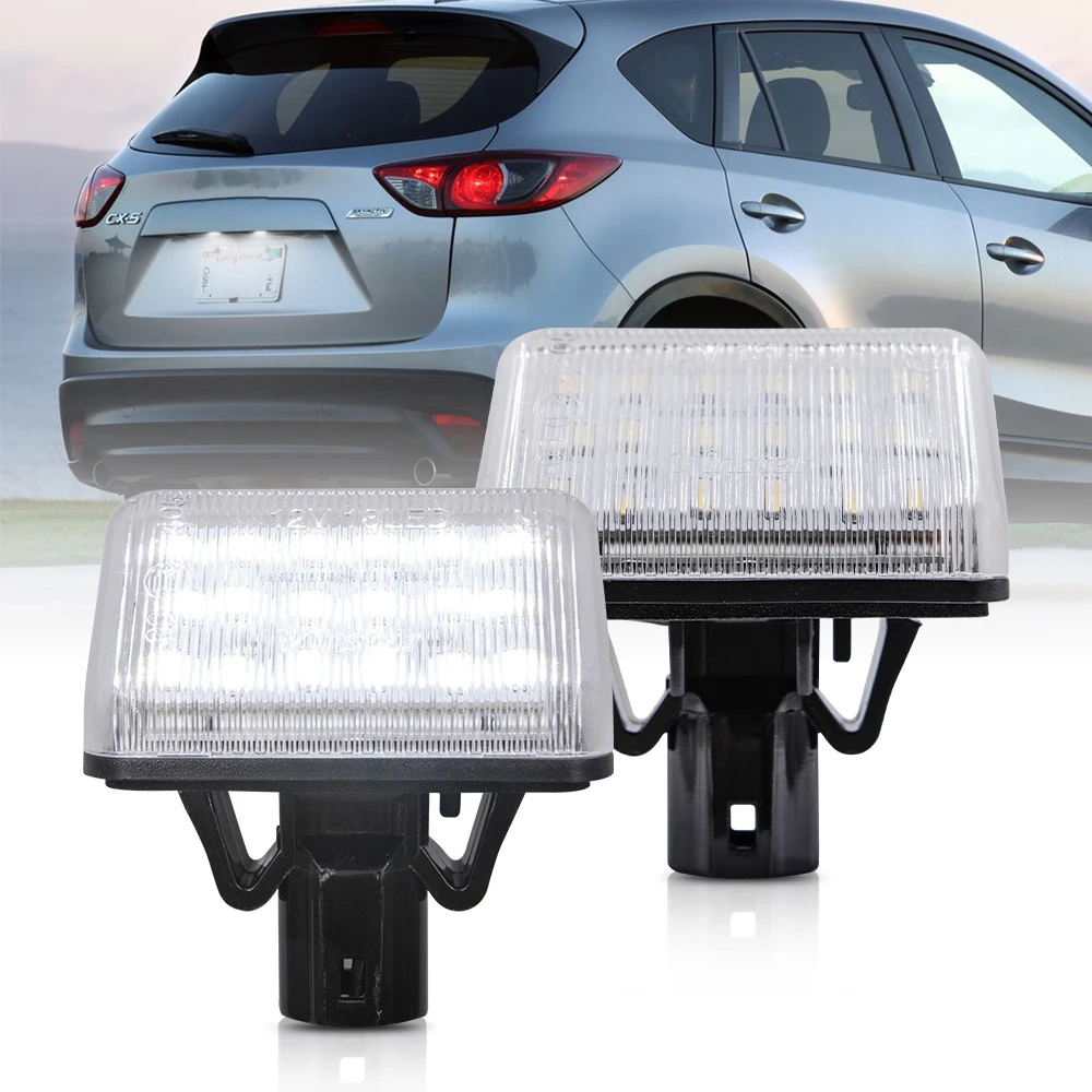 Replace Led License Number Plate Lights Bulbs For For Mazda Cx 7 Mazda Speed 6 Mazda 6 Sedan Gy Gj Gh Gg Oem Gj6a 51 272b License Plate Light Plate Lightled License Plate Light Aliexpress