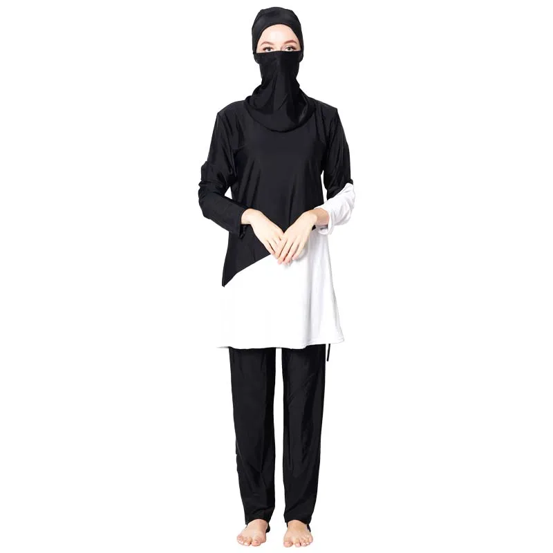 DROZENO мусульманский Печатный мусульманский купальный костюм плюс размер Burkinis женский Мусульманский купальник полное покрытие скромный женский Мусульманский купальник