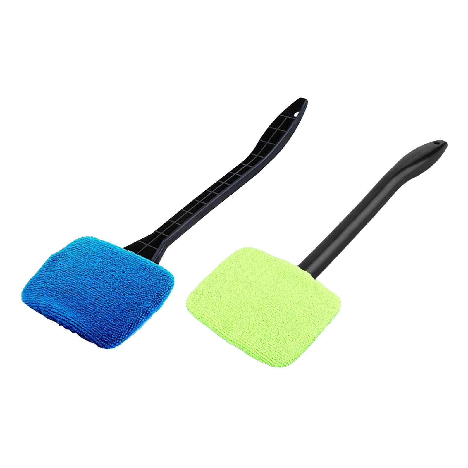 Car Window Cleaner Brush Kit Windshield Cleaning Wash Tool Inside Interior Auto Glass Wiper With Long Handle Car Accessories