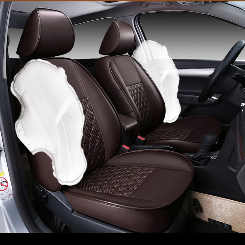 AutoDecorun custom fit чехлы для сидений из искусственной кожи комплекты audi A5 аксессуары