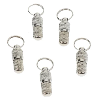 

5x Anti-Lost Pet Dog Cat Puppy ID Address Name Label Tag Barrel Tube Collar