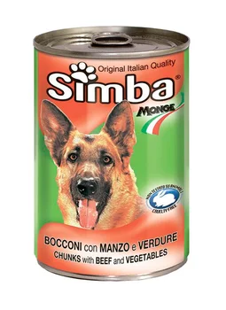 

SIMBA SIMBA for adult dogs with pieces of beef and vegetables 1230 g
