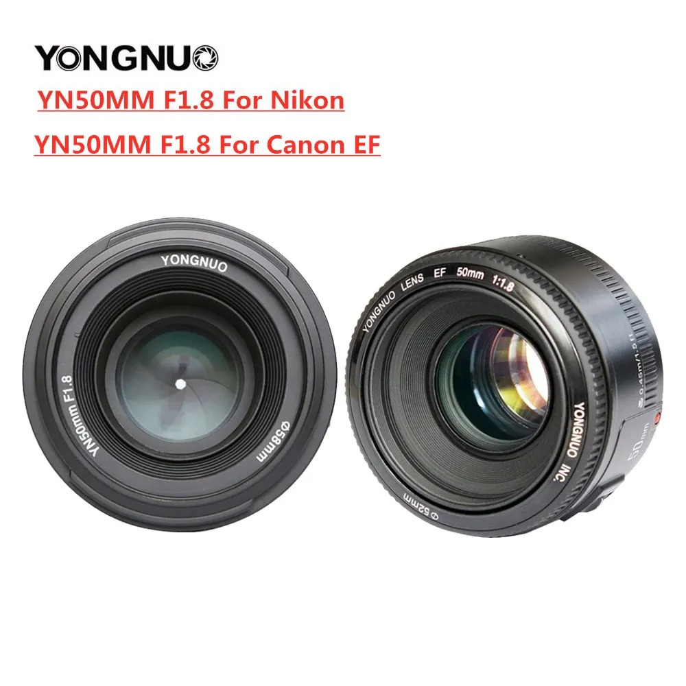 YONGNUO YN50mm F1.8 Large Aperture Auto Focus Lens For Nikon D800 D300