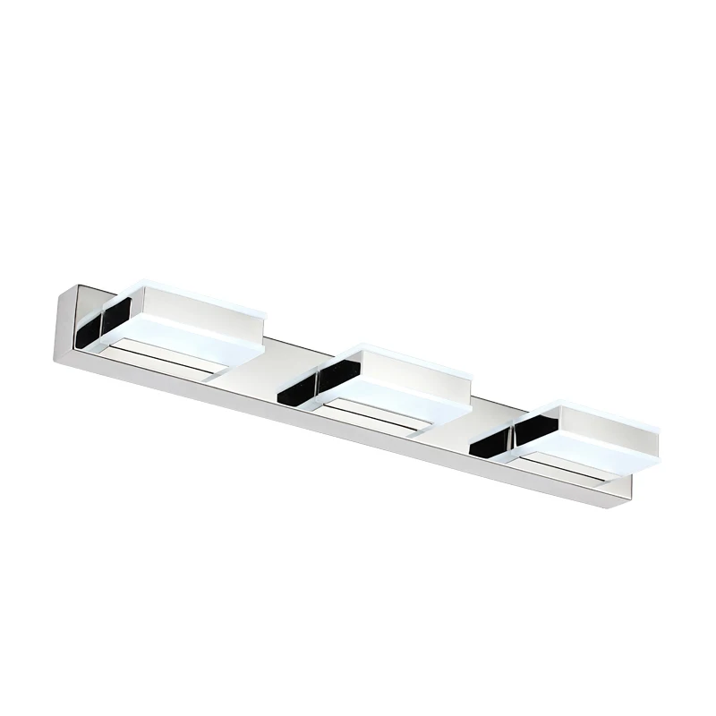 9w square Zerouno, круглый хрустальный светильник для ванной комнаты, светодиодный туалетный настенный светильник, бра для спальни, зеркало для прихожей, бра, акриловый современный настенный светильник - Цвет абажура: 9w square