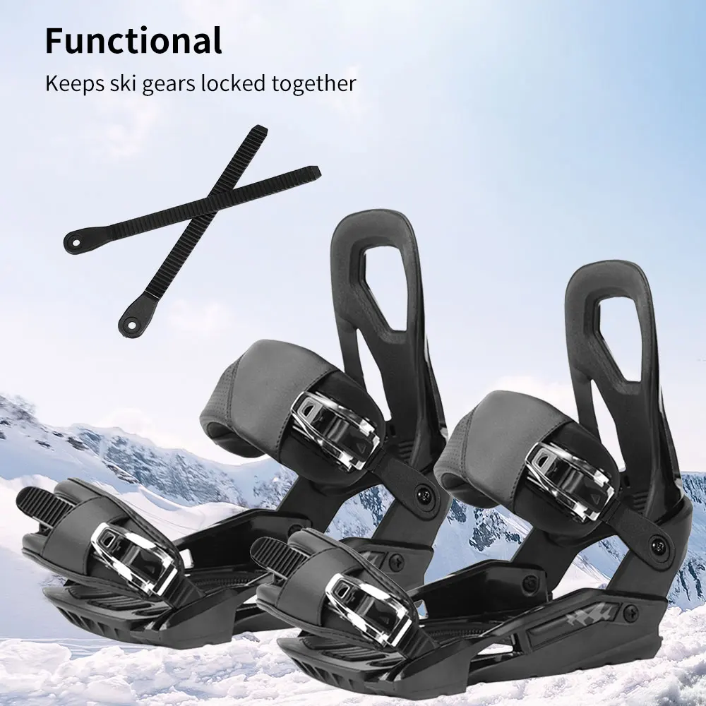 Snowboard Binding Straps Buckle Fasteners Snowboard Straps Adjustable Handle Strap Sling Brace