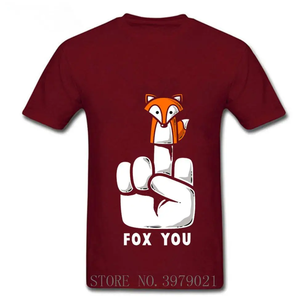 Fox You футболка 2020 с модным принтом для мужчин забавные хлопковые топы коротким