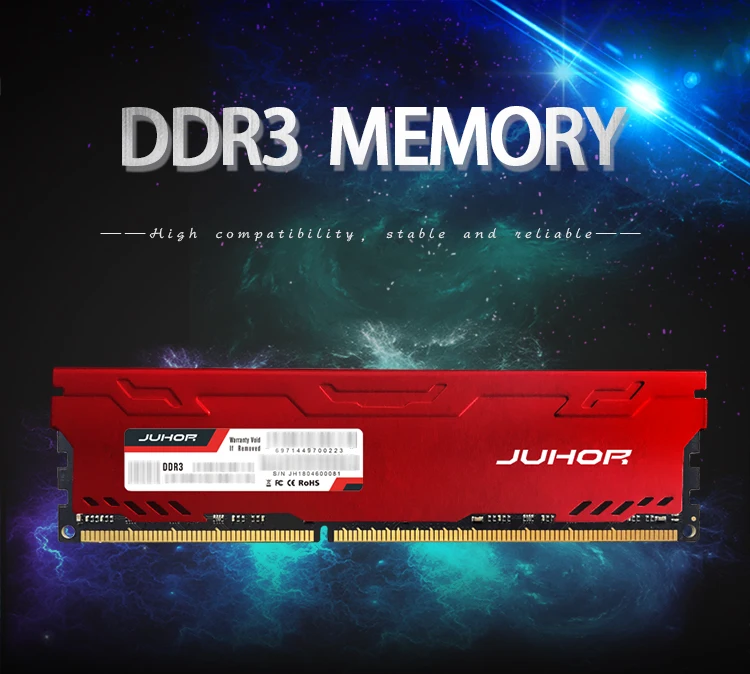memória de juhor memoria 8gb com dissipador de calor