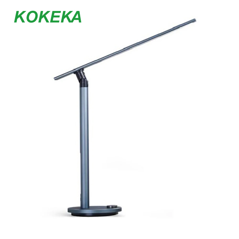 

LED Desk Lamp Dual Light Source Knob Dimming 3 Scene Modes Shaft Design for Study Reading Portable Fordable Folding Table Desk