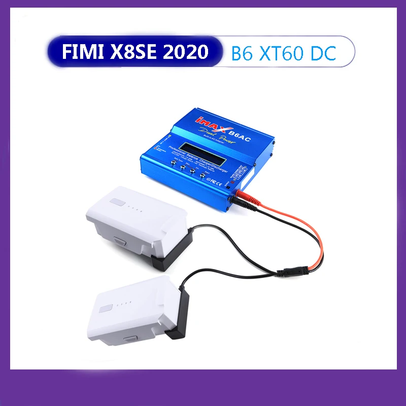 B6 XT60 DC Balance Charger Adapter Charging Cable for FIMI X8SE 2020/FIMI X8 SE RC Drone Fast charging Quadcopter Part | Электроника
