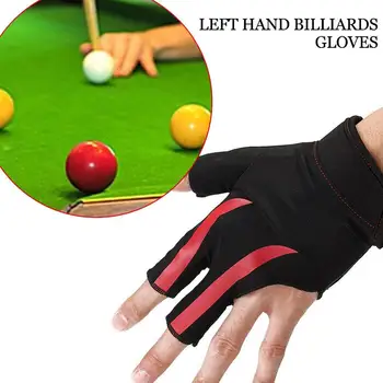 

Convenient 3 Fingers Left Hand Sports Enjoyment Cue Gloves Billiard Glove Equipment Gym Left Hand Open Glove Fitness Exercises