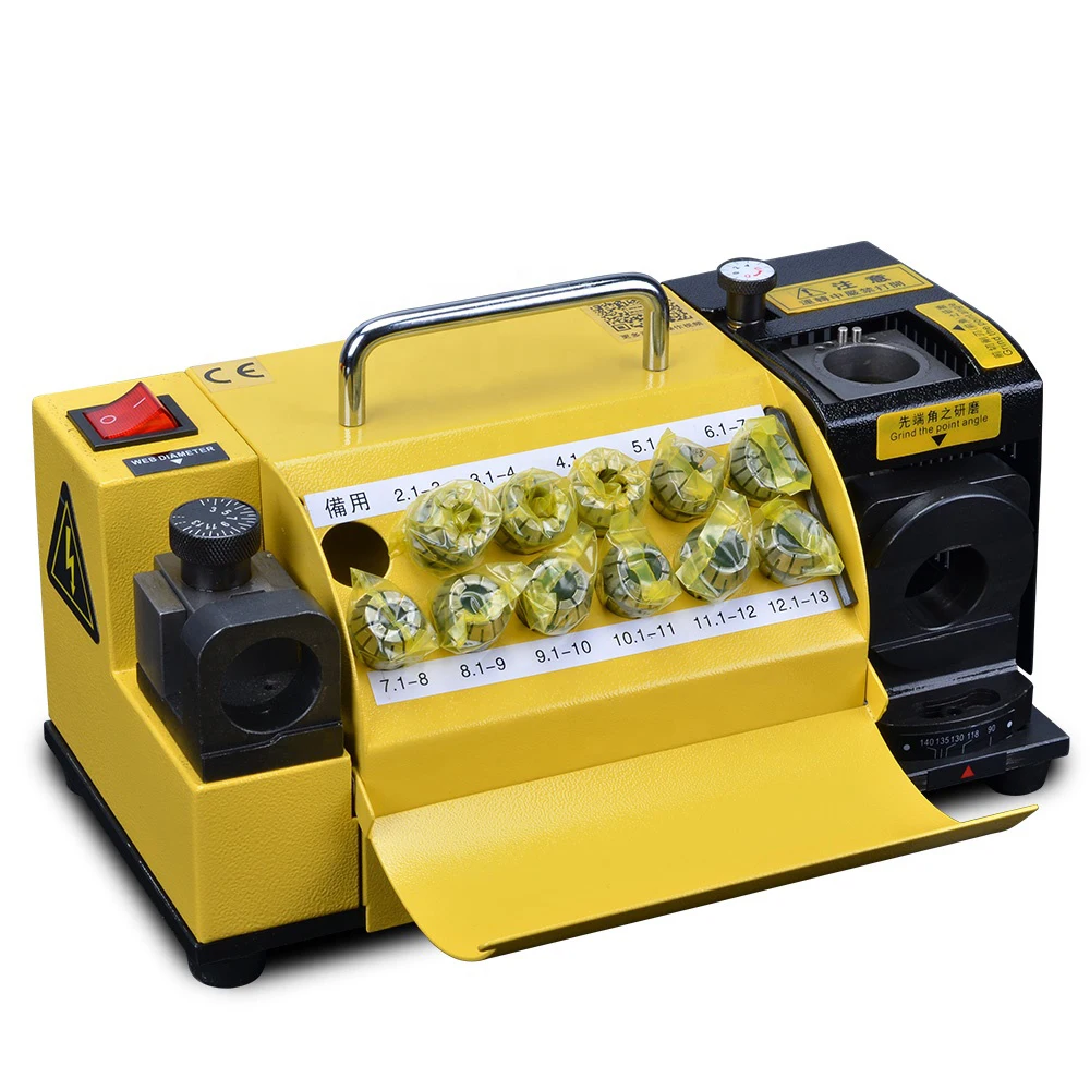 Portable drill bit grinder drill sharpener grinding machine MR-13B grinding range 3-13mm carbide tool electric grinding machine